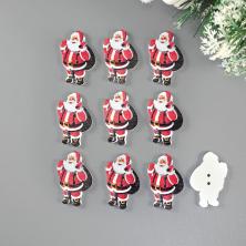 Набор пуговиц дерево 