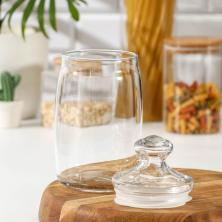 Банка с крышкой 1100мл 11*23см стекло арт.1591972 прозрачный