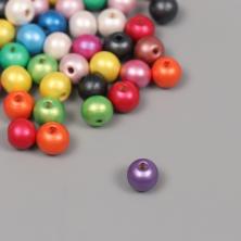 Бусины дерево 10мм арт.10715315 металлик микс (50шт)