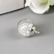 Подвеска стекло "Шар" d-16мм арт.3924278 прозрачный
