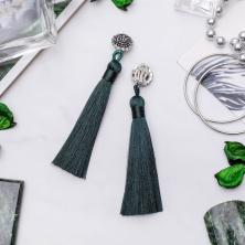 Клипсы "Кисти" 100мм арт.3918682 изумрудный