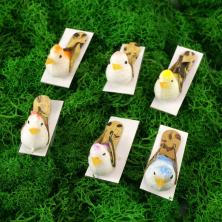 Птичка 3*2см арт.SF-7838 ассорти