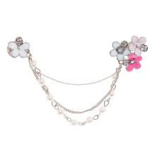 Булавка с цепочкой "Композиция" арт.165744 цветная