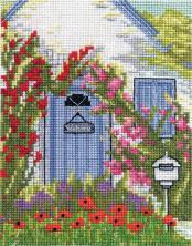 PANNA арт.АД-1148 "Солнечный дворик" Набор для вышивания мулине 12*15см