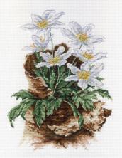 "М.П.Студия" арт.HB-567 "Первоцветы" Набор для вышивания мулине 24*18см