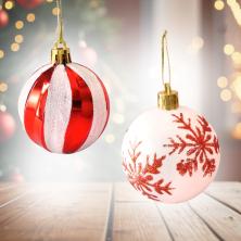 Набор из 12-ти елочных украшений 