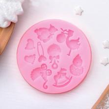 Молд силикон "Для новорожденного" 7,5*7,5*1,1см арт.1057090