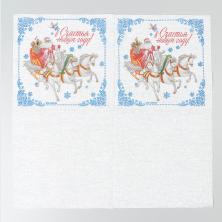 Салфетки бумажные 24*24см "Новогодняя вьюга" арт.10884886 (20шт)