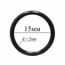 Кольцо металл 15*2,0мм арт.7702646 т.никель