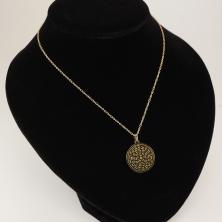 Подвеска "72 Имени Бога" 25мм нерж. сталь арт.ИВ-855 зол