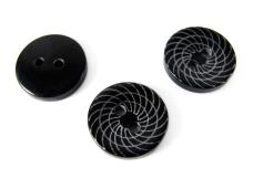 Пуговица арт.663 12,5мм 20L Black