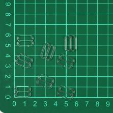 Регулятор ленты арт.RP-01-12 12мм для бюстгальтера пластик прозрачный