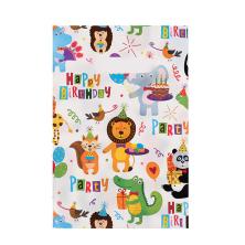 Пакет п/э с вырубной ручкой 30*20см "Вечеринка зверят" 30мкм арт.7642452