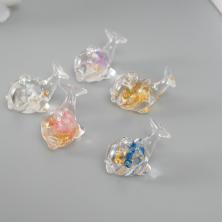 Подвеска акрил "Морская рыба" 20*29*20мм арт.10321658 ассорти (светится в темноте)