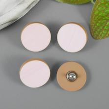 Пуговица арт.GEC-0020 D188/D512-бежевый/св.розовый