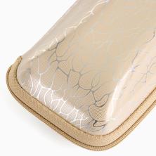 Футляр для очков иск.кожа 16*6*7см арт.10663542 бежевый