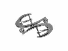 Пряжка металл 38*32/10мм арт.9010 никель