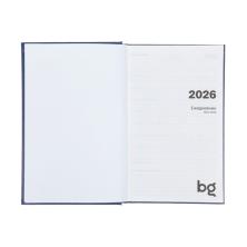 Ежедневник А5 датированный на 2026г линия арт10909704 синий (168листов)