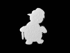 Заготовка из пенопласта "Снеговичок Весельчак" 10см*1см