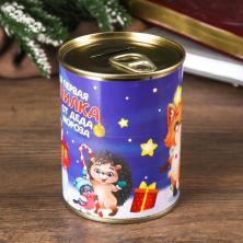 Копилка-банка металл "Моя первая копилка от Деда Мороза" 9*7,5см арт.5122716