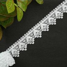 Кружево гипюр  40мм арт.TR.4G8084 белый-01