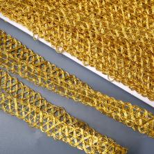 Тесьма металлизированная 15мм арт.8273 золото