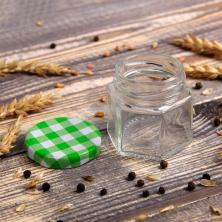 Банка с крышкой   65мл 5,5*5см стекло 