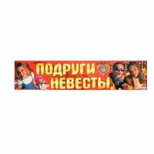 Наклейка на номер "Подруги невесты" 11*47см арт.510221
