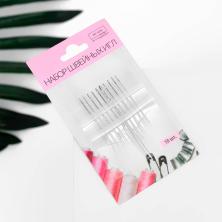 Иглы для шитья 39-55мм арт.2615942 ассорти (10игл)