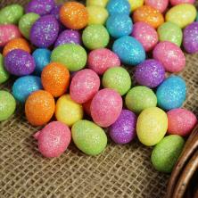 "Яйцо" пенопласт 1,5*1,8см арт.350-618 ассорти №10 (100шт)