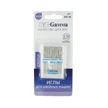 Иглы Gamma для трикотажа №75;90;100 арт.NT-10 ассорти (10игл)
