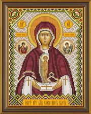 "Нова Слобода" С-9043 "Пресвятая Богородица" (Слово.Плоть.Бысть) Набор для вышивания бисером 18*23см