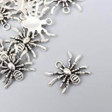 Подвеска "Паук" 19*15мм арт.4645663 серебро