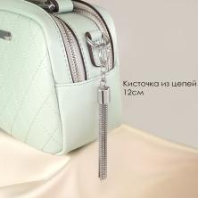 Кисточка из цепей 12см металл арт.ИВ-922 никель