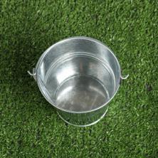 Кашпо Ведро 10,5*10,5*8см арт.3924659 алюминий