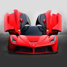 "Феррари" 25*25см арт.65151 Картина стразами