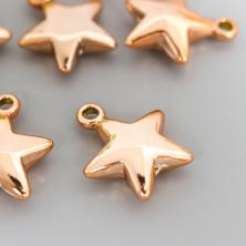 Подвеска акрил "Звезда" 19*23мм арт.7812461 золото