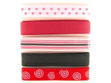 Набор лент ассорти 12мм 5цв*1м арт.GR-12/GRC-12