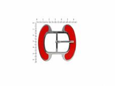 Пряжка металл 60*65/30мм арт.T-1707