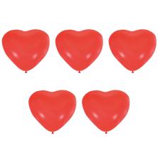 Шары воздушные "Сердце" без рисунка 12"/30см арт.BWH-30 01-красный