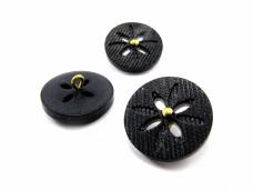 Пуговица арт.ZV-0092 15мм 24" A008-черный